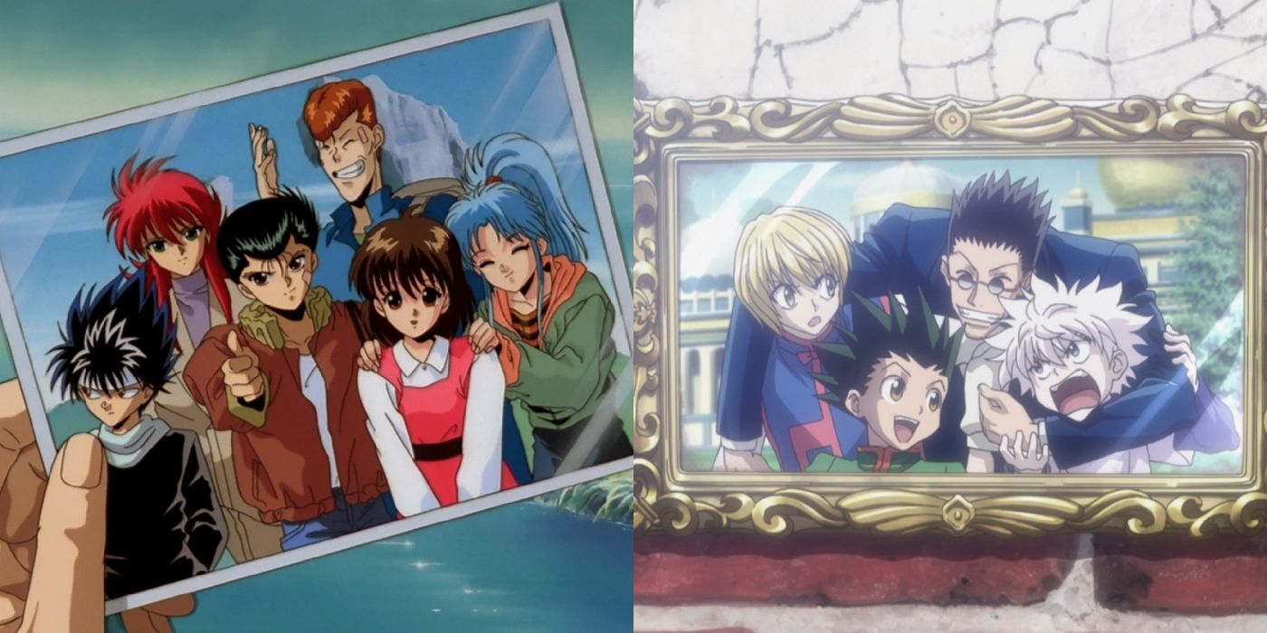 Photo-of-Yu-Yu-Hakusho-main-characters-and-a-picture-of-Hunter-x-Hunter-main-characters-1