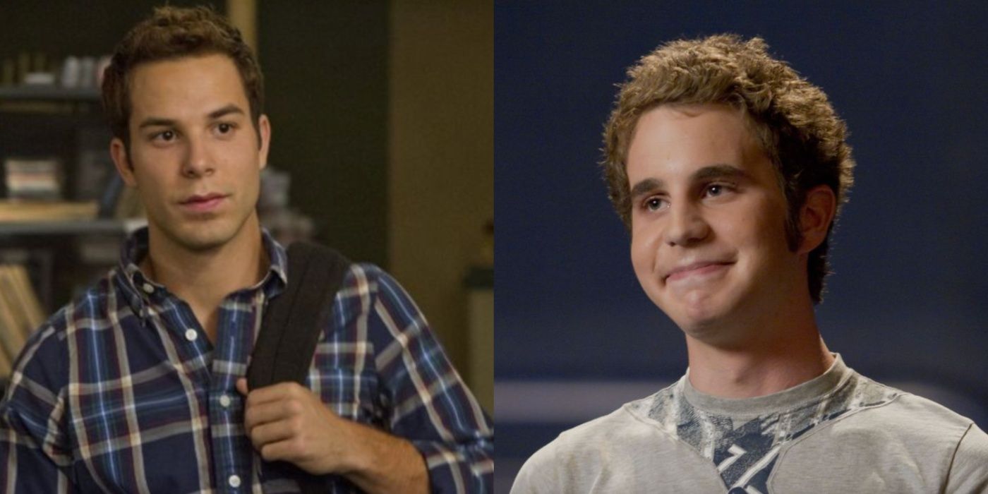 A side-by-side image features Jesse and Benji in Pitch Perfect