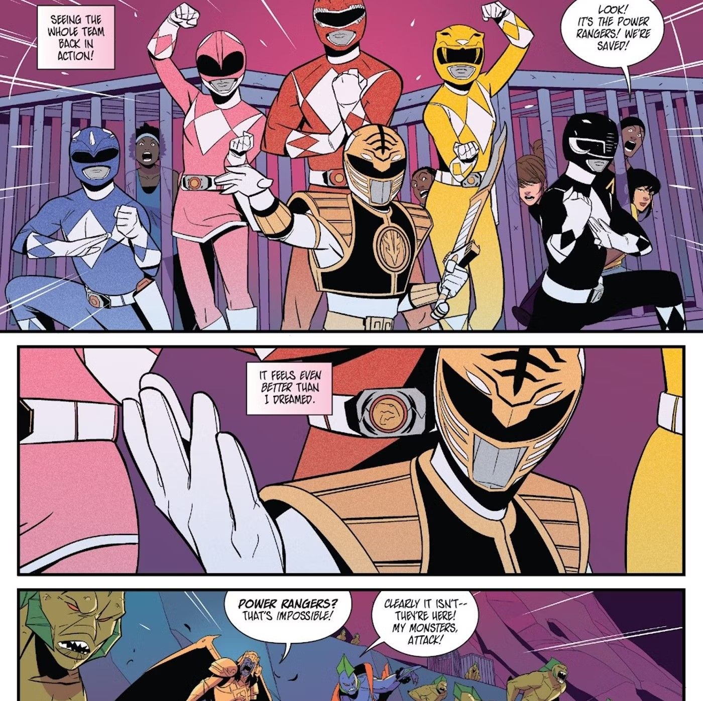 ilusão de power rangers