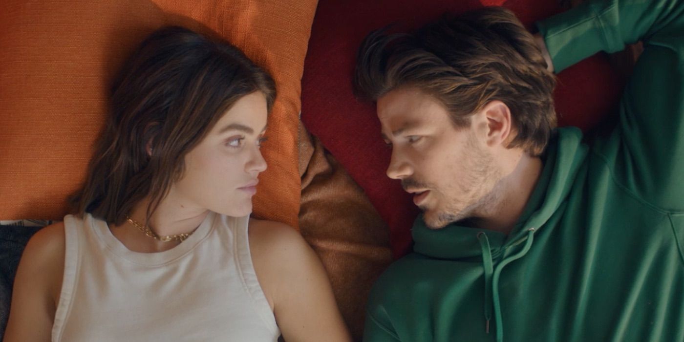 Lucy Hale and Grant Gustin in Puppy Love