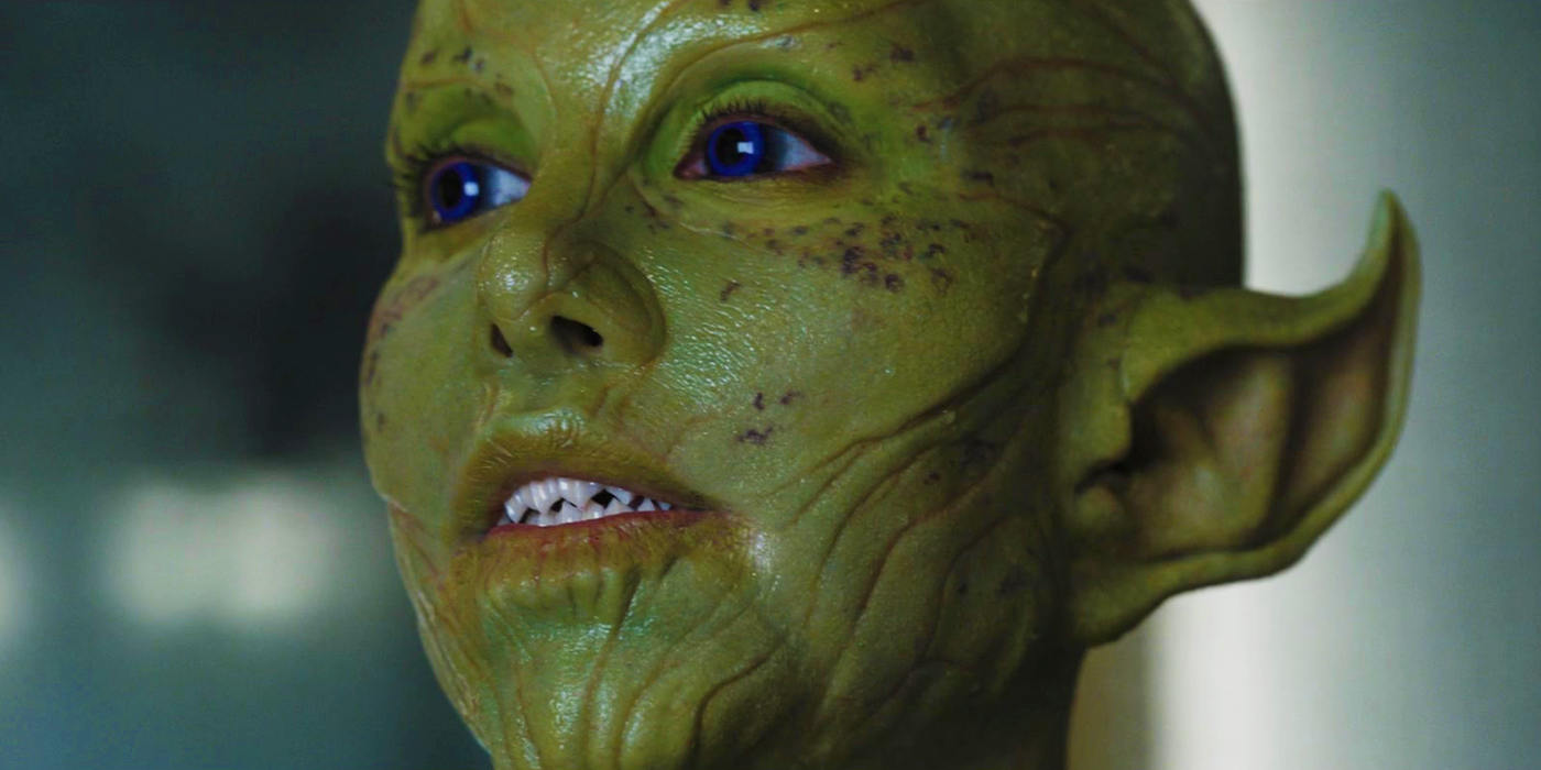 Raava the Skrull as Rhodey in Secret Invasion
