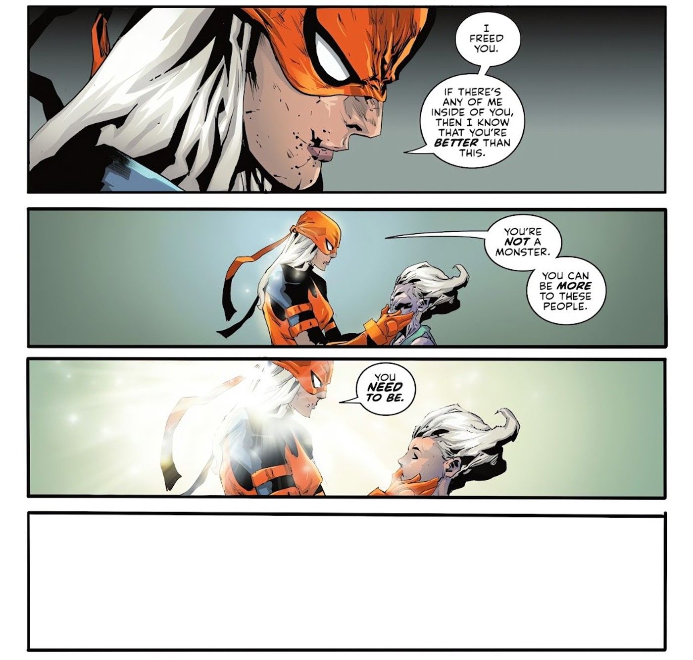 ravager frees her younger self from deathstroke