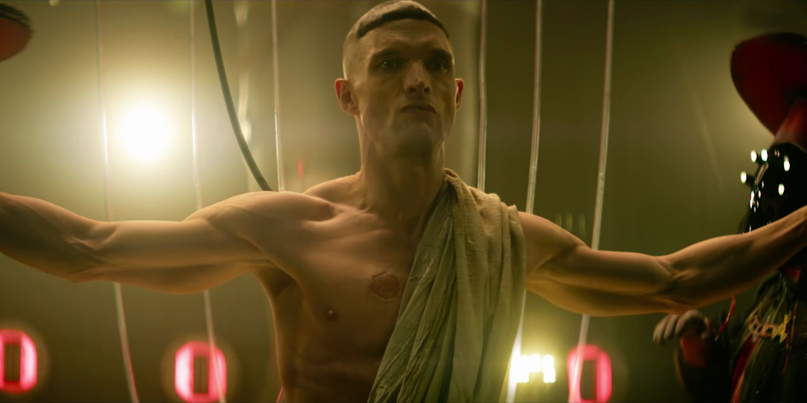 Rebel Moon Ed Skrein Admiral Noble Muscles