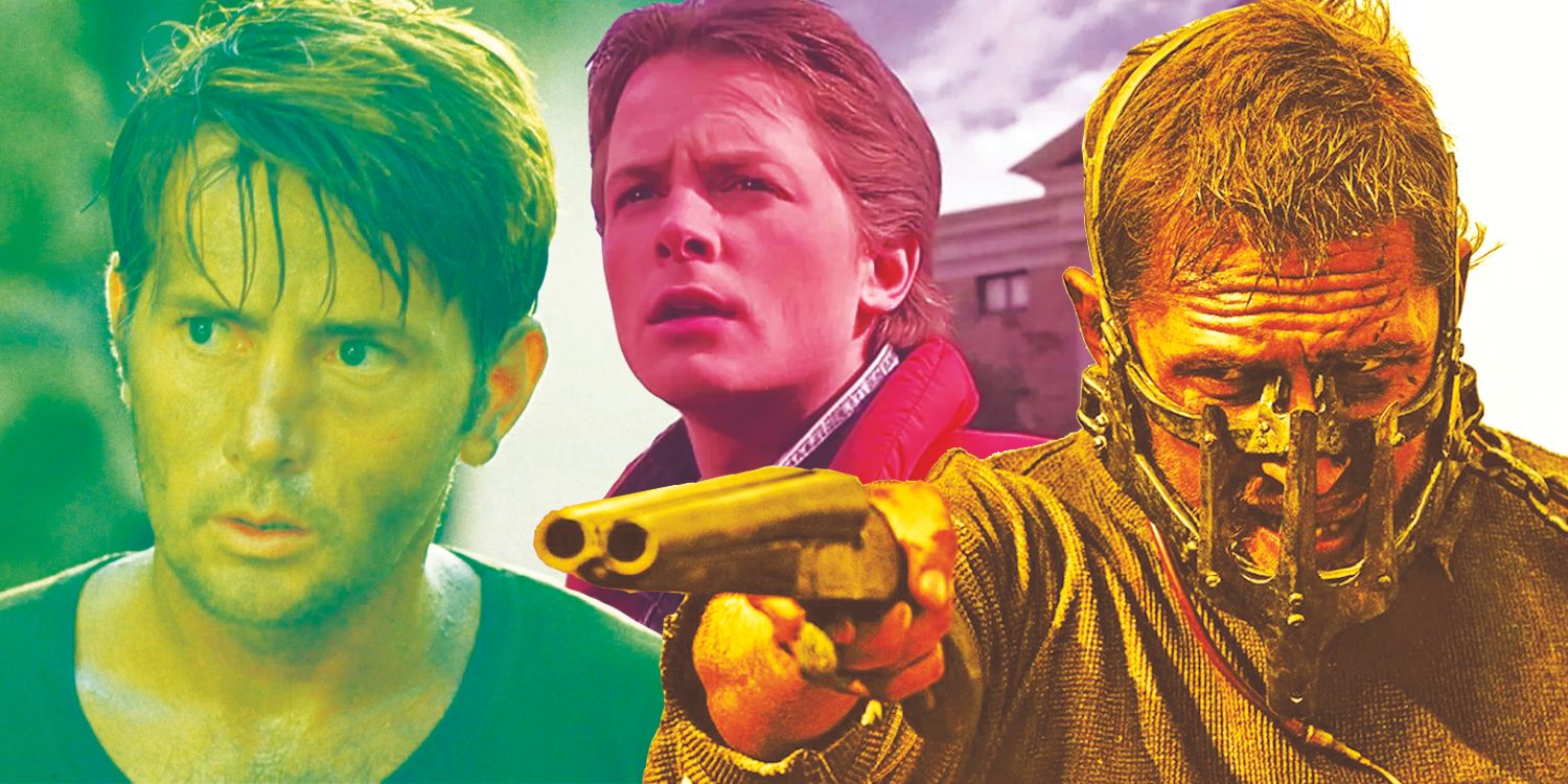 Martin Sheen in Apocalypse Now; Michael J. Fox in Back to the Future; Tom Hardy in Mad Max: Fury Road