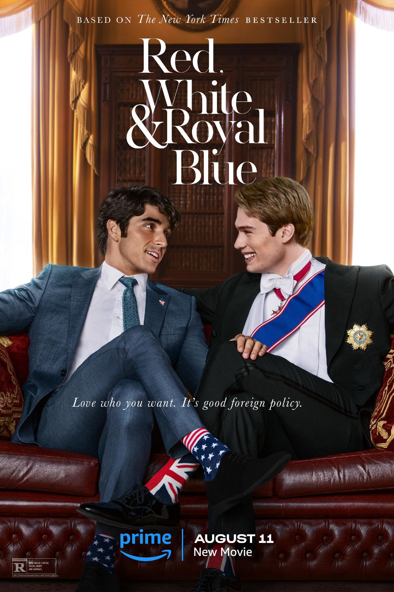Red White and Royal Blue Movie Poster