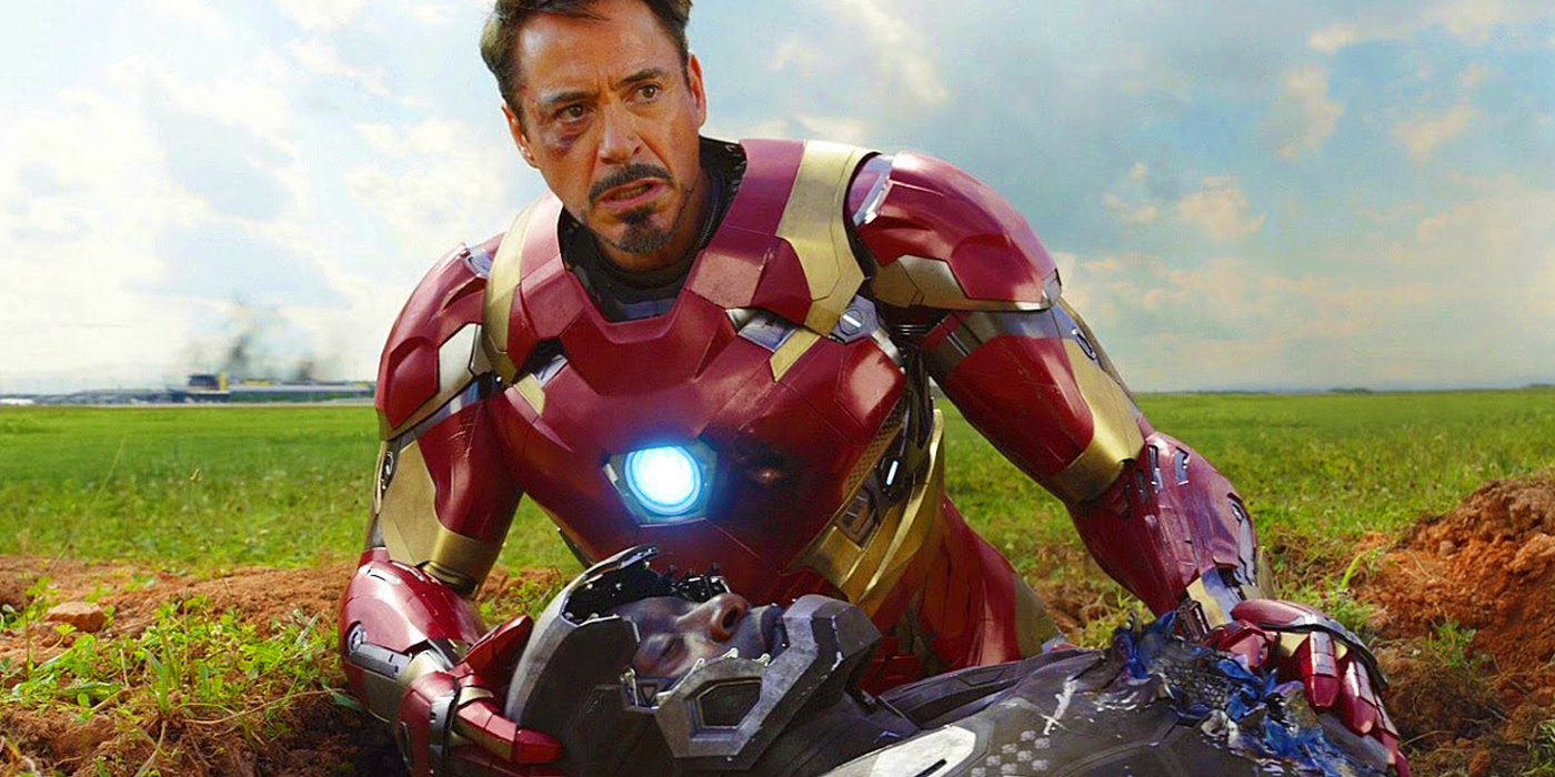Rhodey and Tony Stark&rsquo;s Iron Man in Captain America Civil War
