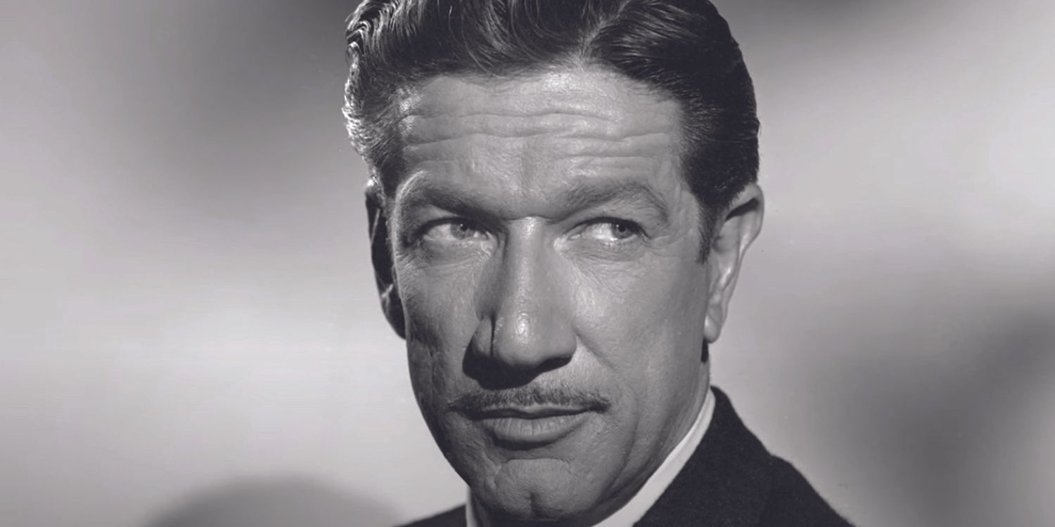 Closeup of actor Richard Boone