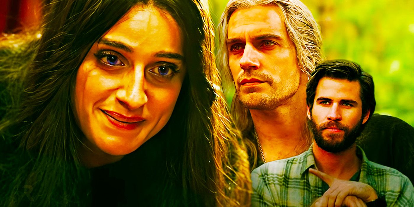 Anya Chalotra&rsquo;s Yennefer, Henry Cavill&rsquo;s Geralt in The Witcher season 3, and Liam Hemsworth