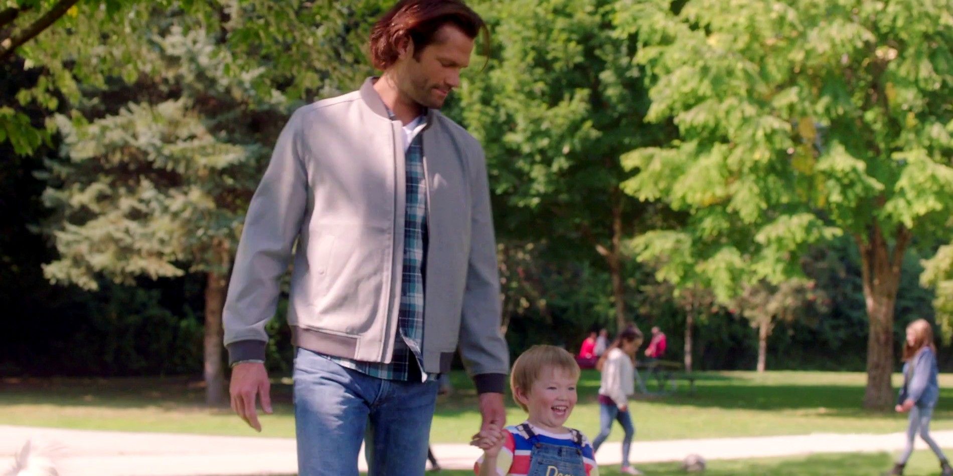 Sam Winchester And His Son In Supernatural Season 15 Episode 20