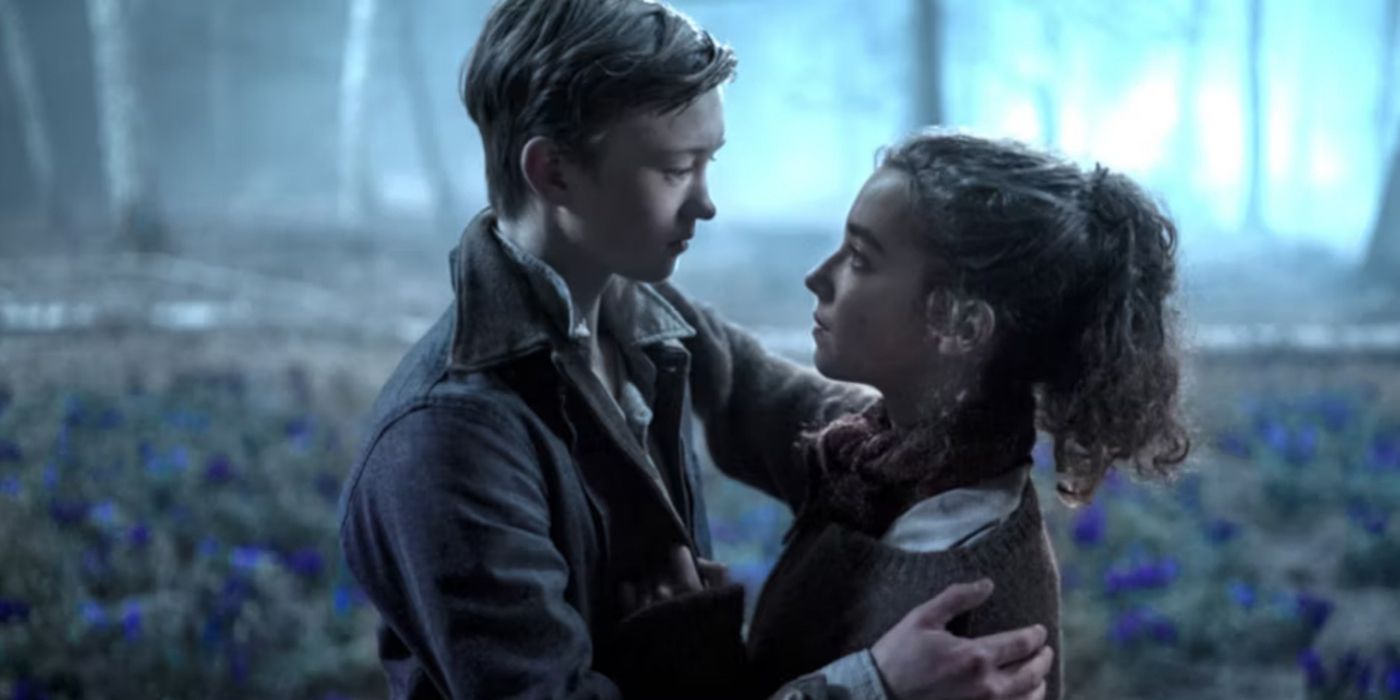 Sara hugging Julien in White Bird A Wonder Story