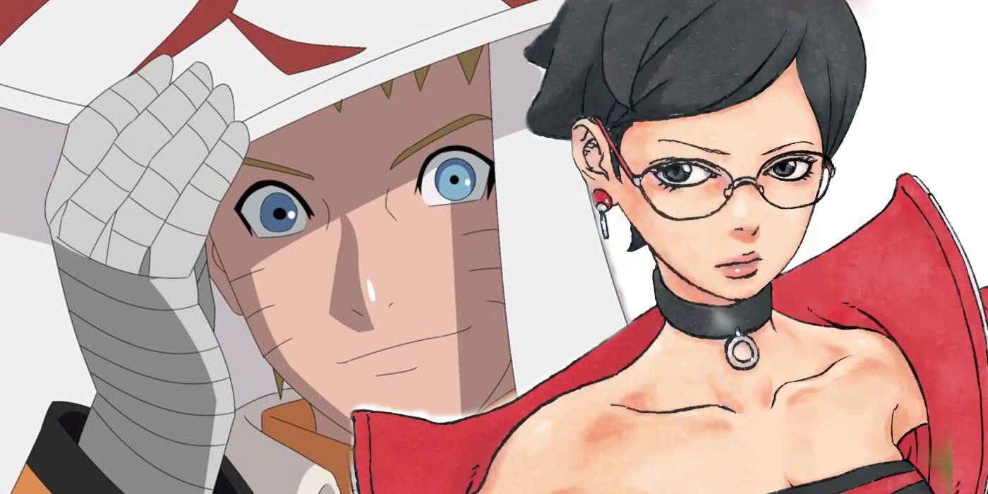 In the Boruto manga or anime, when will Sarada ask about where the