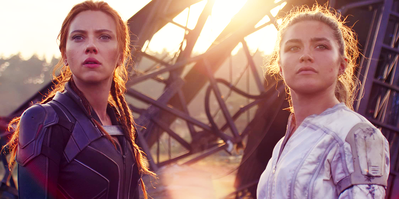 Scarlett Johansson and Florence Pugh in Black Widow