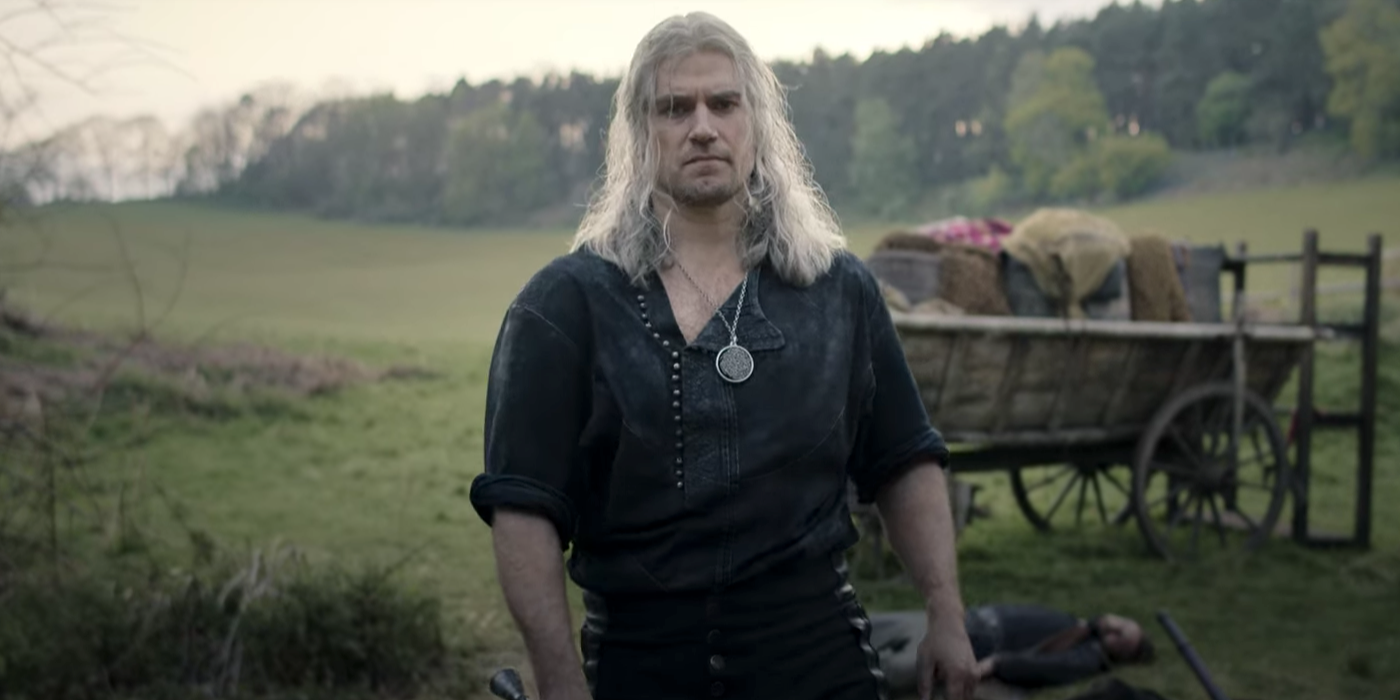 Geralt combatte nella terza stagione di Witcher.