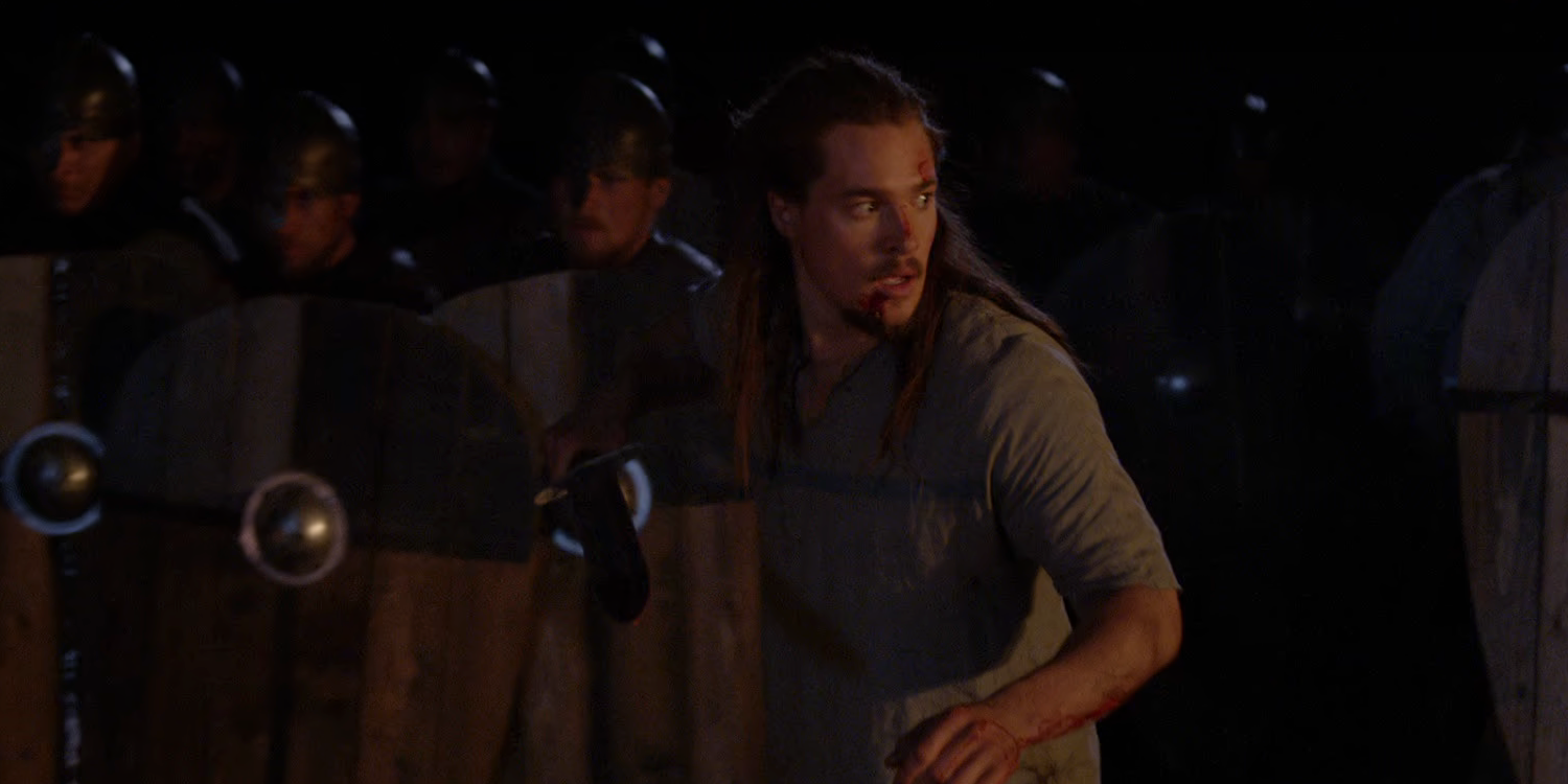 Uhtred fighting in The Last Kingdom season 1.
