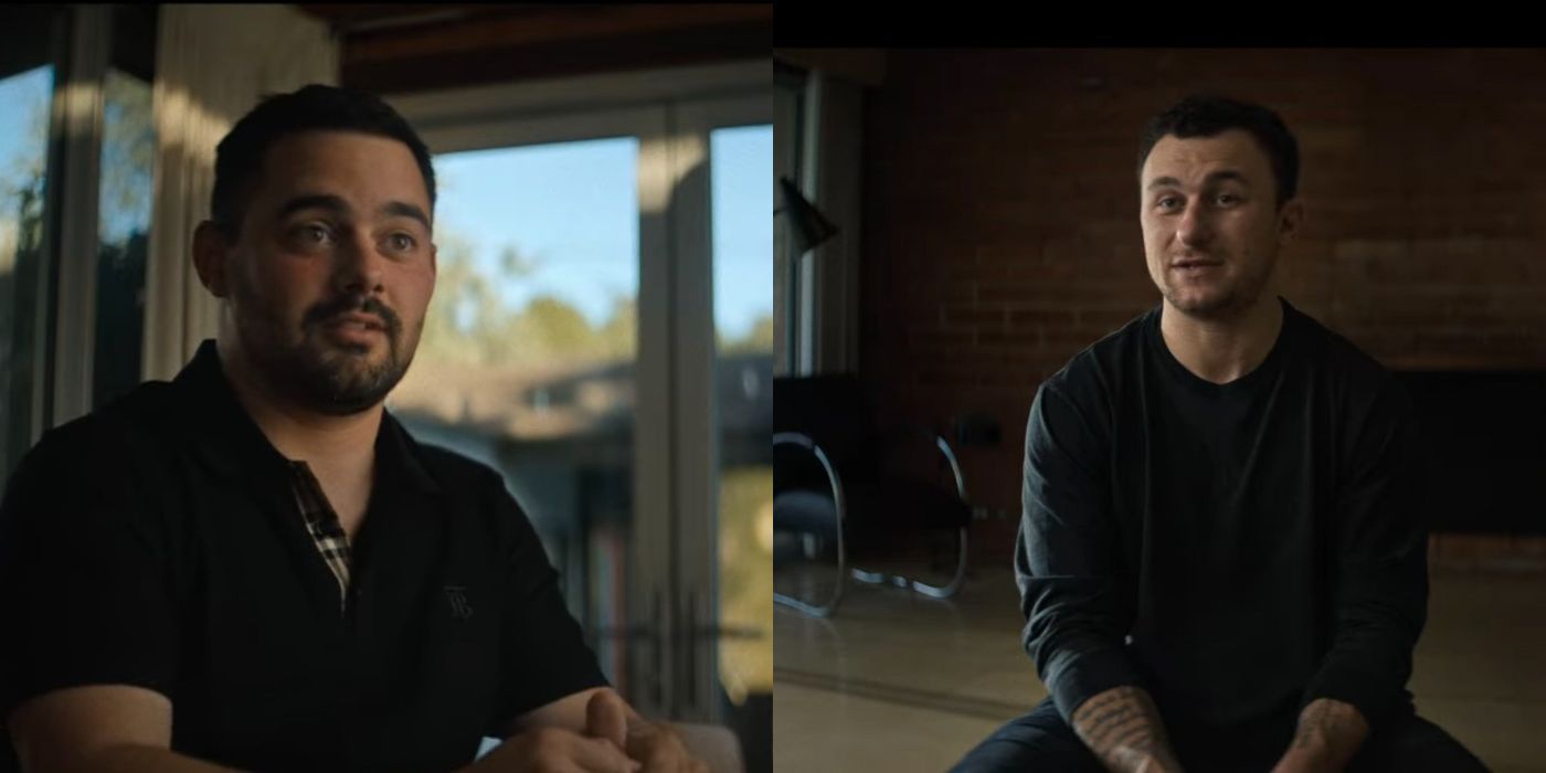 Nate Fitch and Johnny Manziel in Untold: Johnny Football