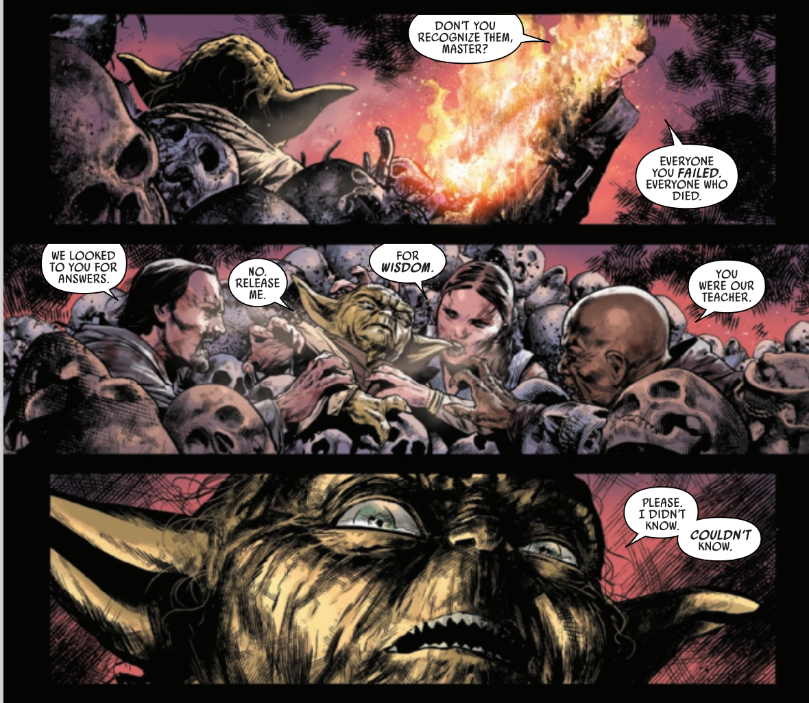 Yoda is confronted by his failures in Star Wars: Yoda (2022) #10