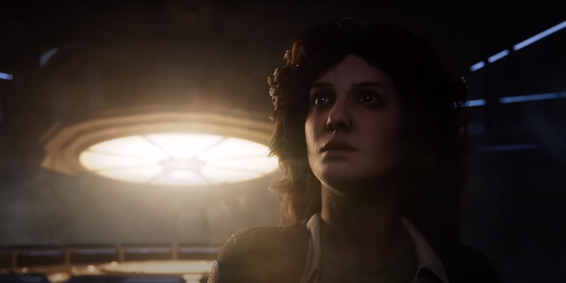 Ellen looking at another Survivor in Dead By Daylight.