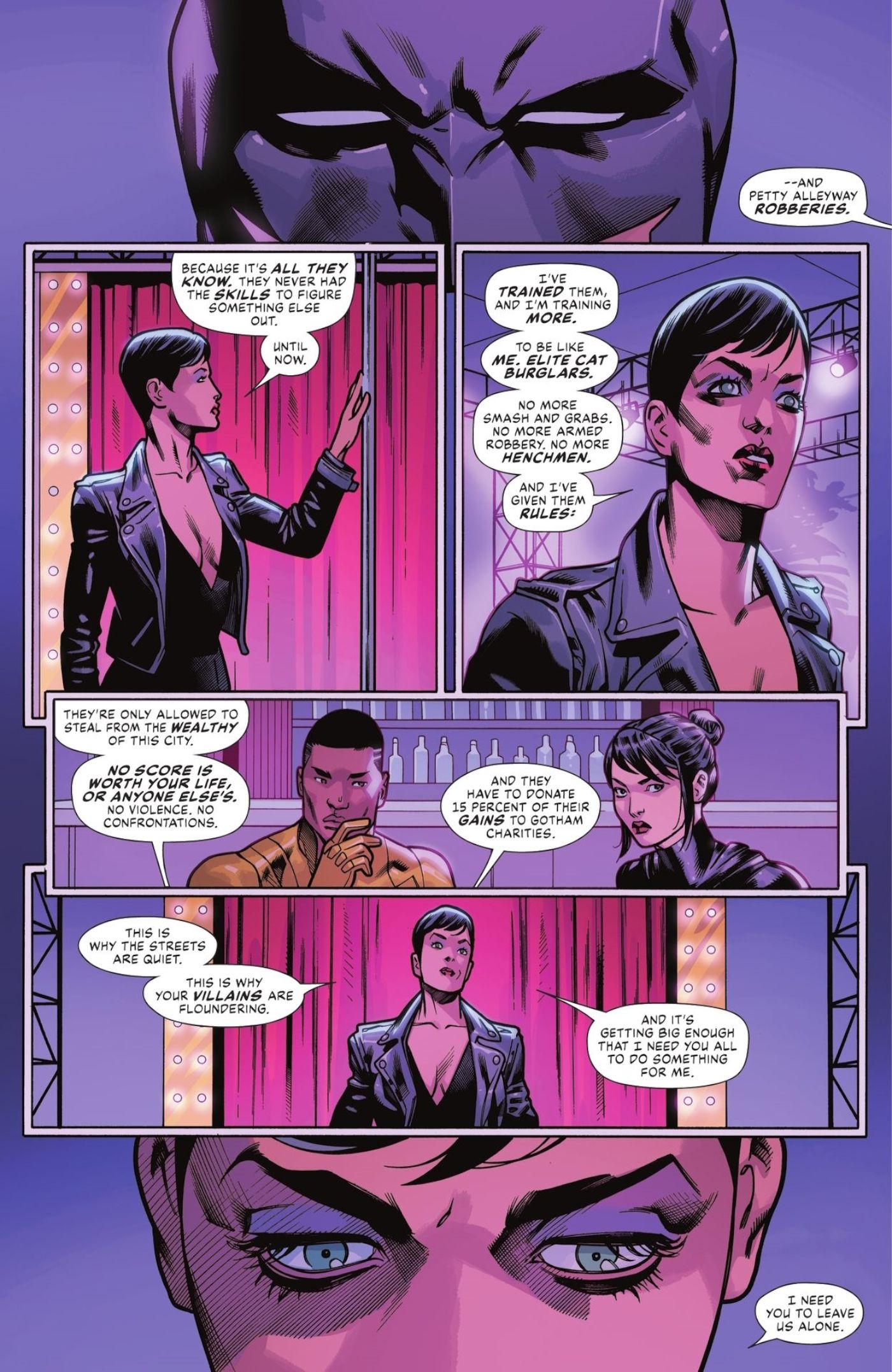 Selina Needs The Bat-Family Gone