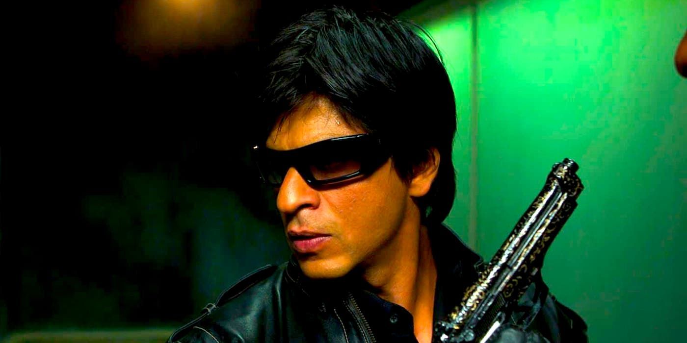 Shah Rukh Khan Holding a Gun in Don