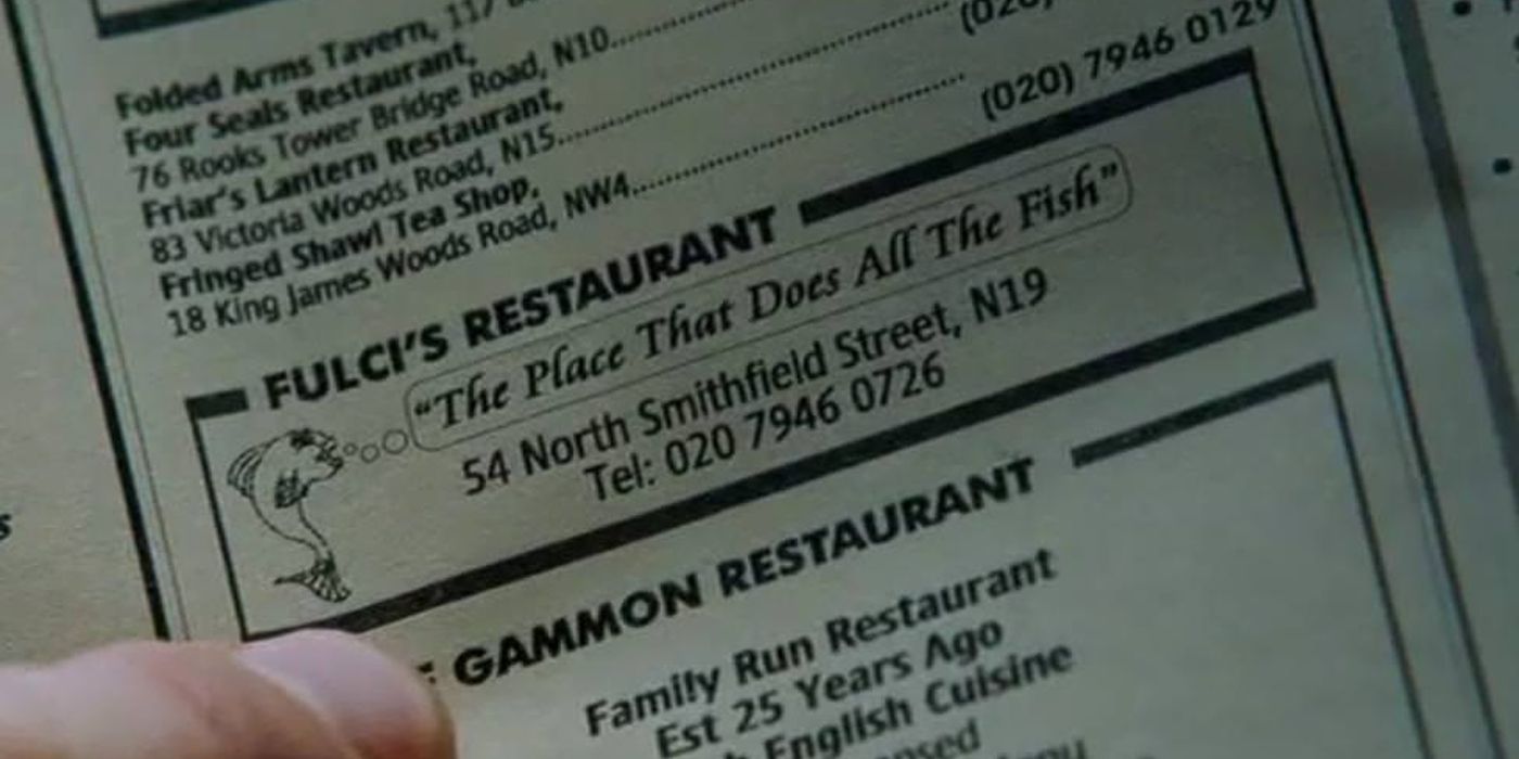 Shaun of the Dead&rsquo;s newspaper clipping with the fish restaurant joke