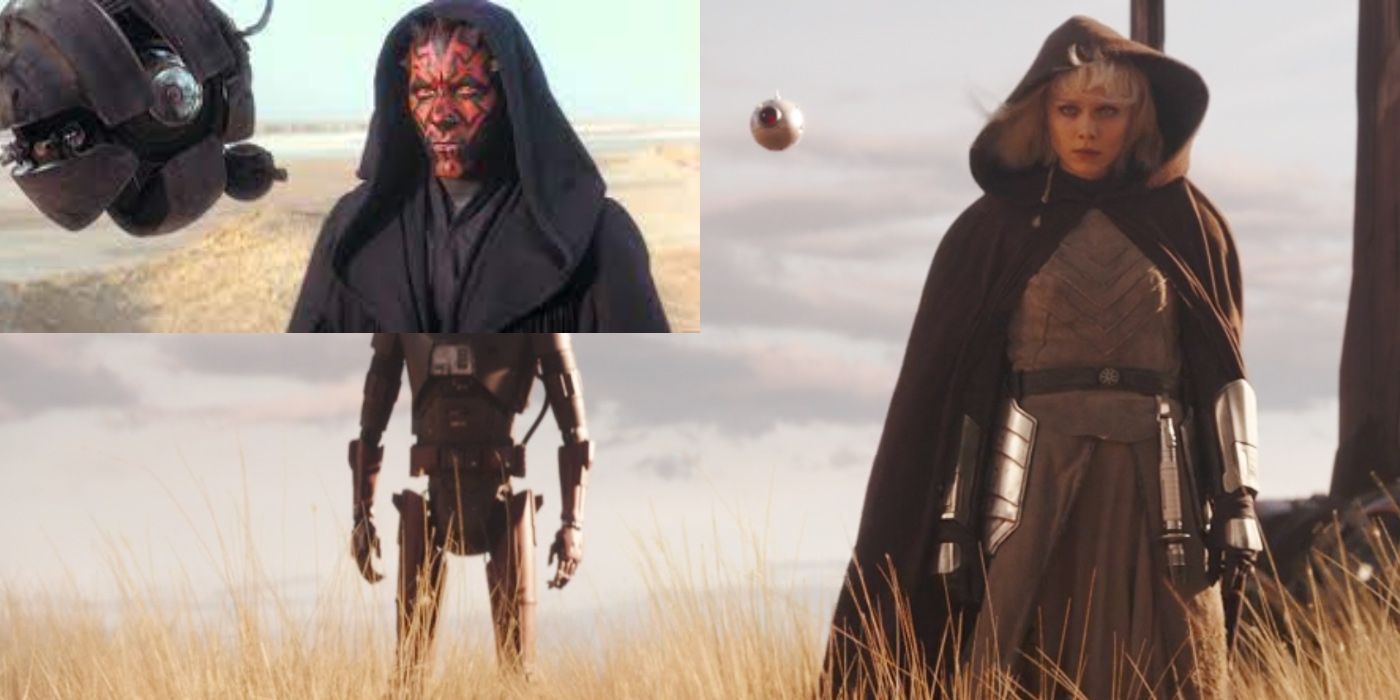 Shin and Maul Probe Droids Comparison