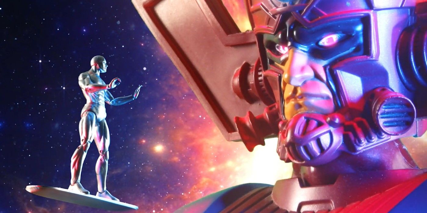 silver surfer argues with galactus