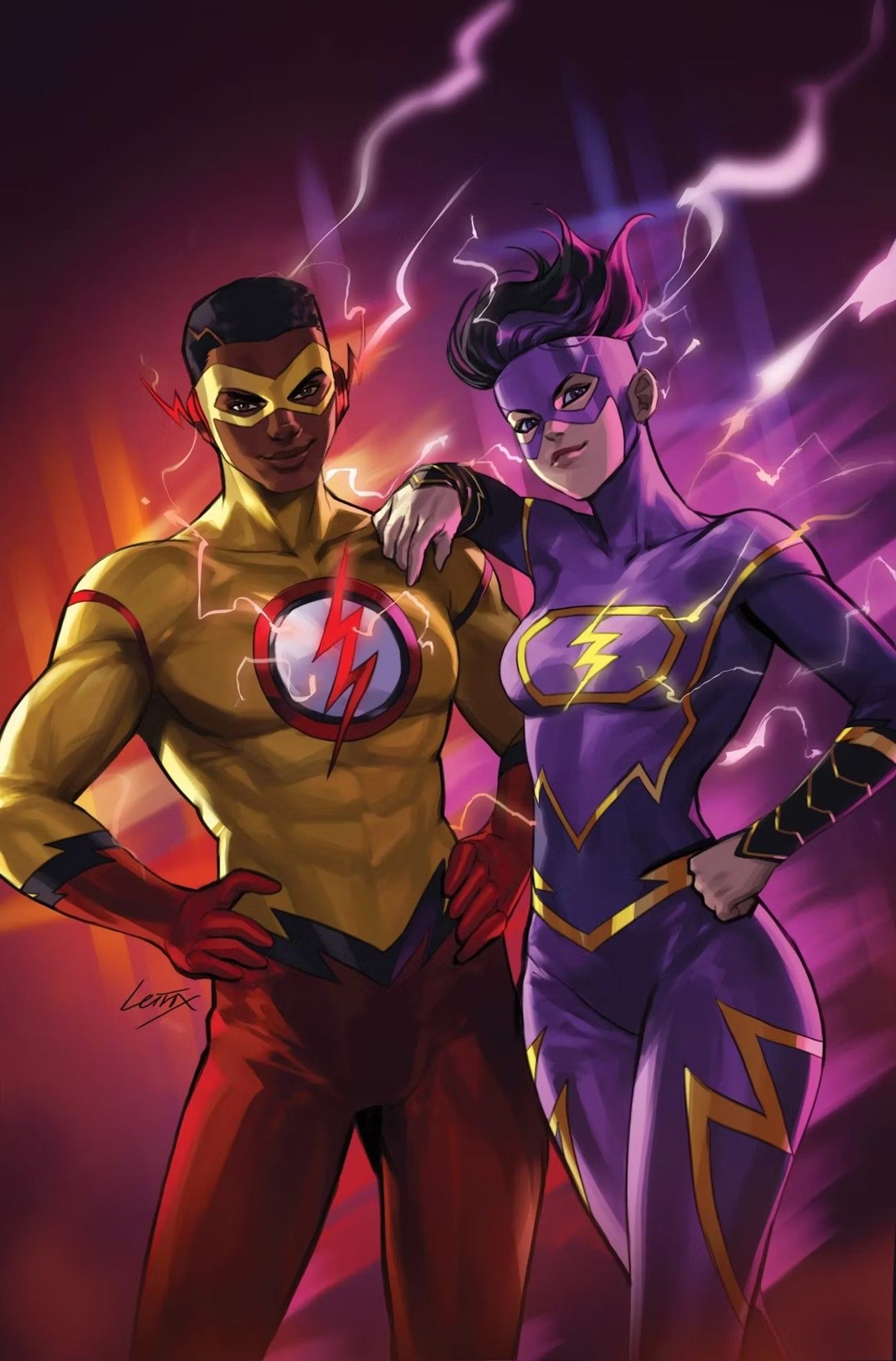 Speed Force Leirix Variant Cover Kid Flash Flash of China