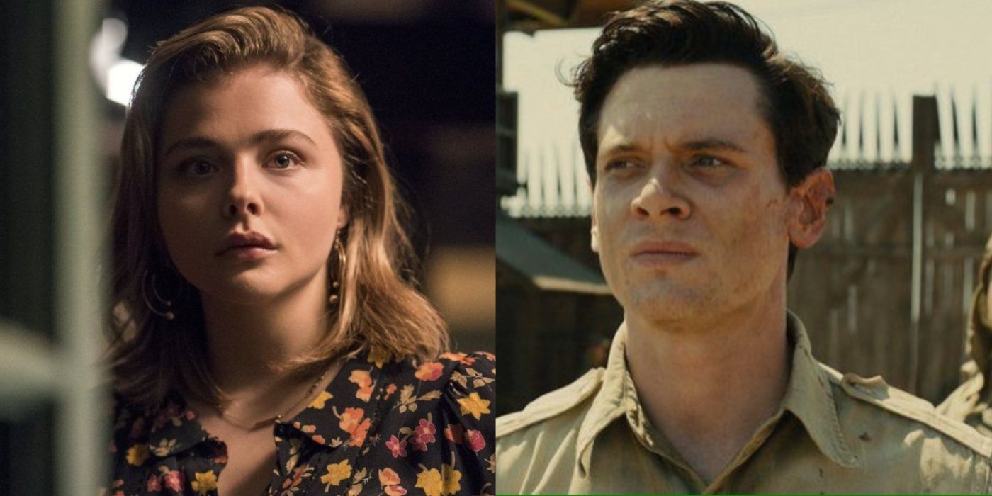 Split image of Chloe Grace Moretz and Jack O’Connell
