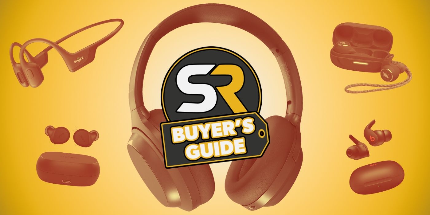 best headphones featured image showing five products