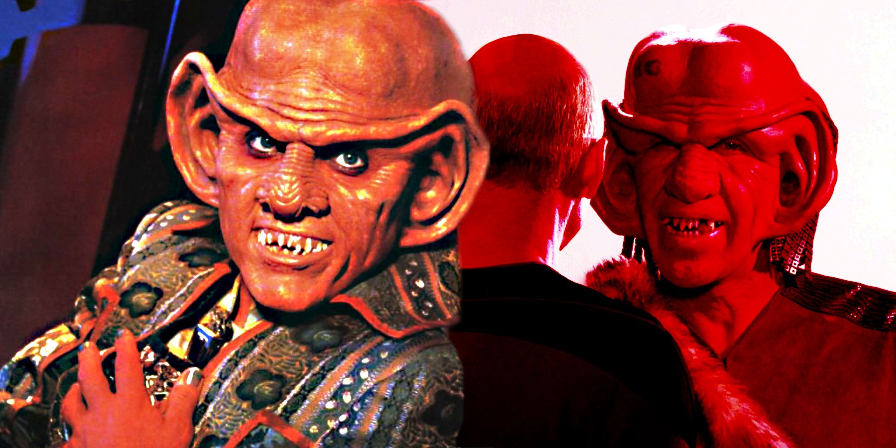 Armin Shimerman as Quark in DS9 and Damon Bok in Star Trek: TNG