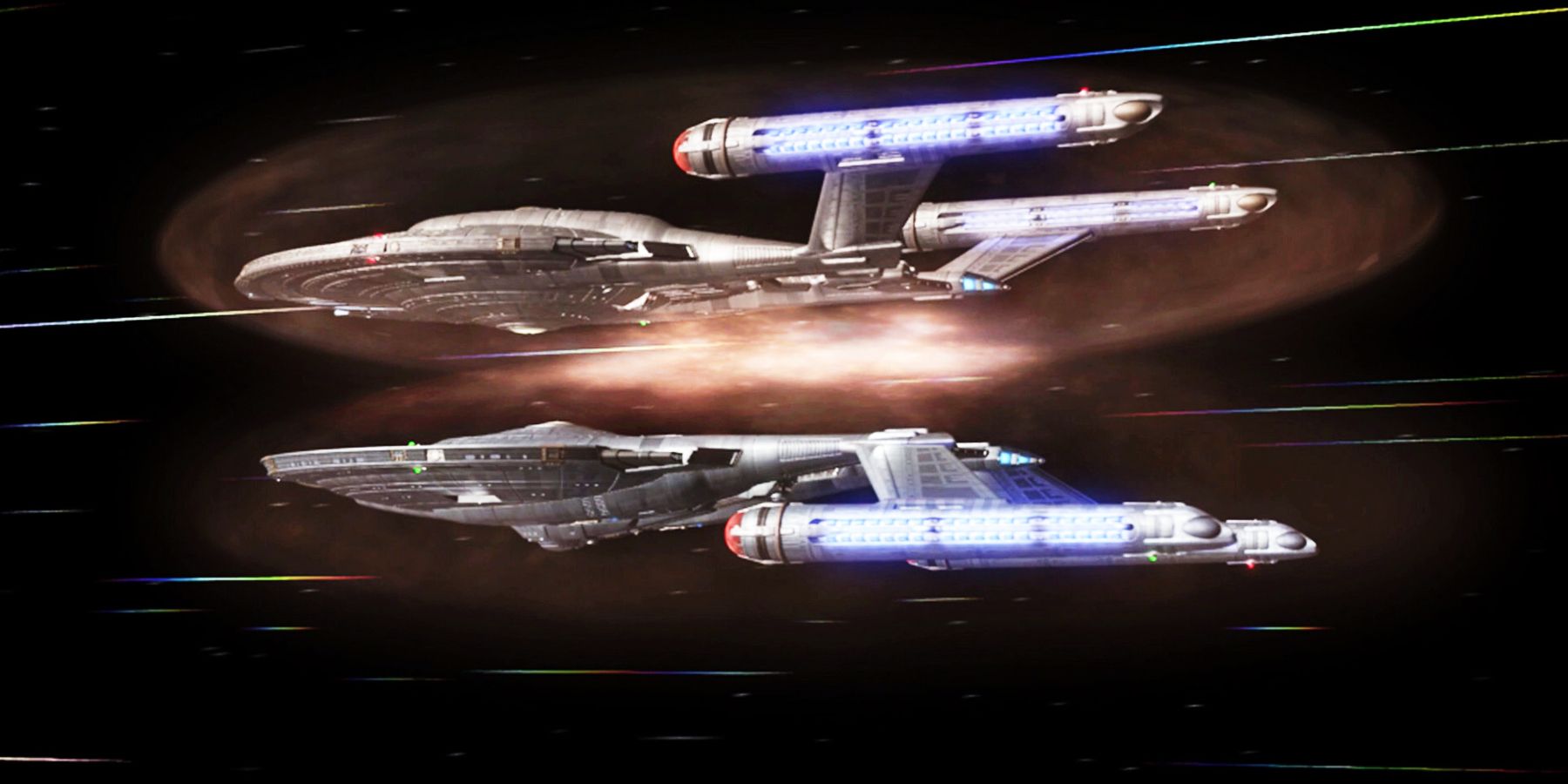 Trip transfers from the Columbus to the Enterprise mid-flight