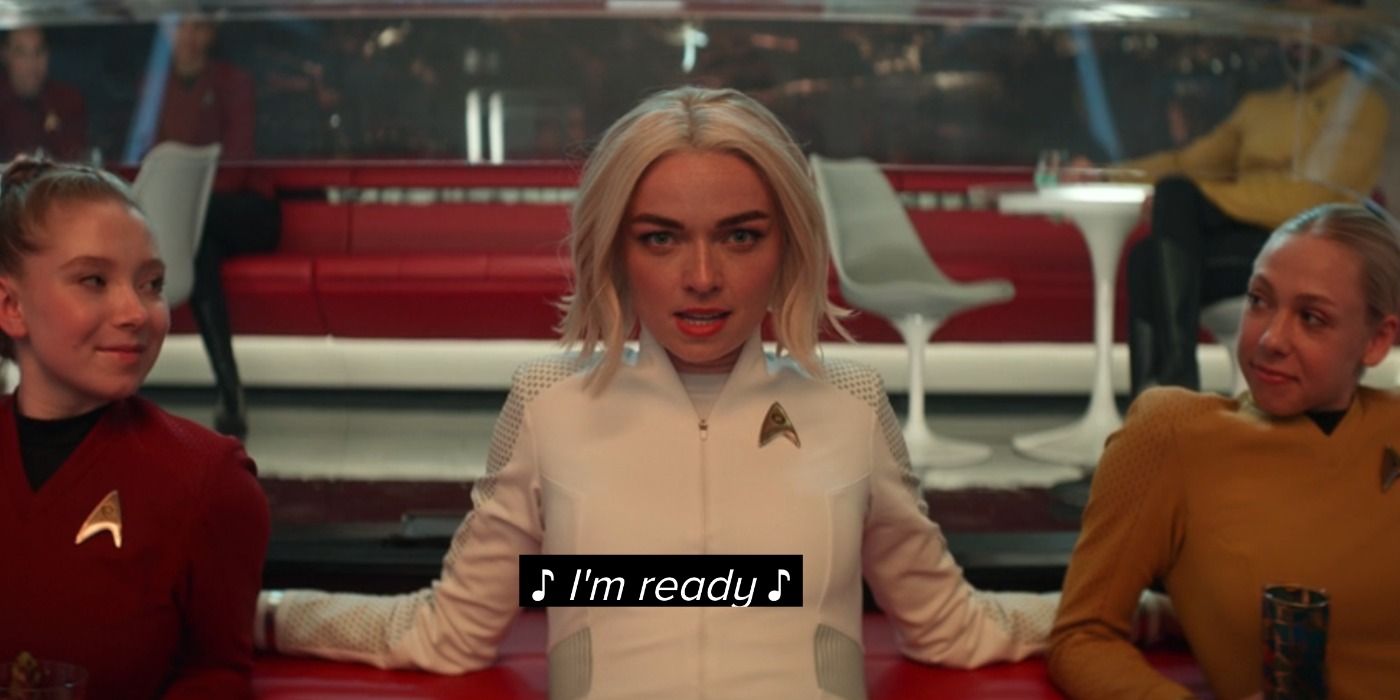 Christine Chapel in the Star Trek: Strange New Worlds episode &ldquo;Subspace Rhapsody&rdquo;.
