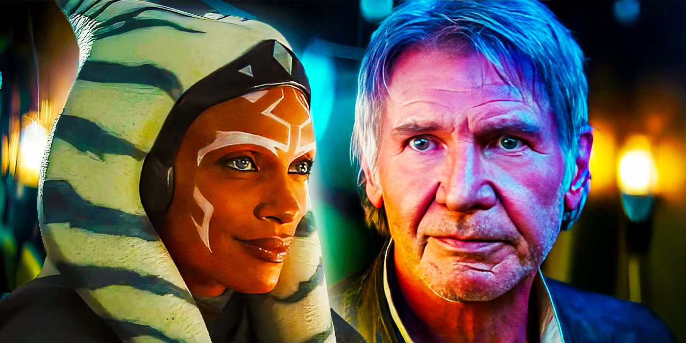 Ahsoka in her series pictured alongside Han in TFA