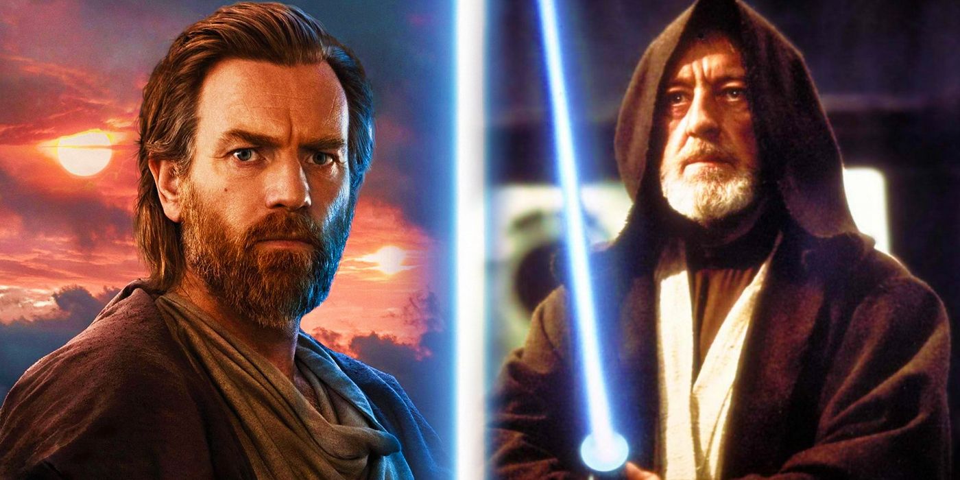 Star Wars' Obi-Wan Kenobi portrayed by Alec Guinness and Ewan McGregor