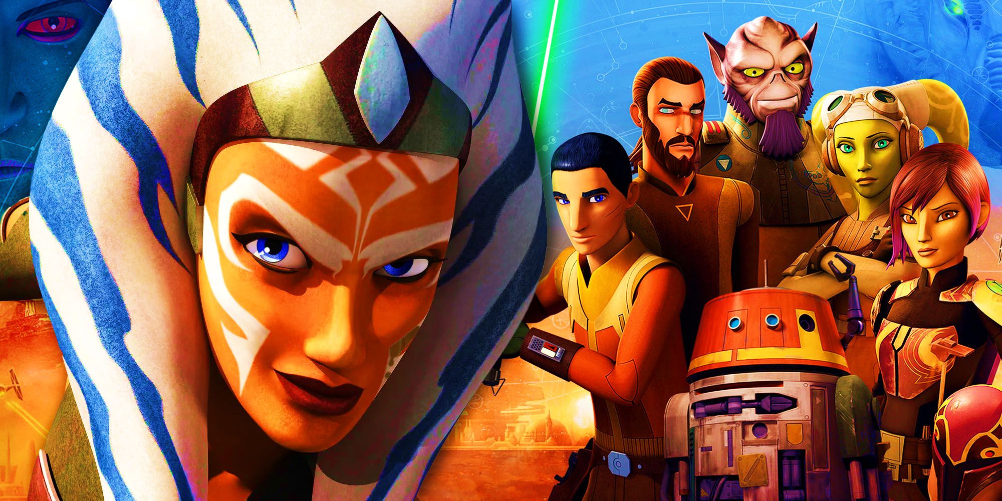 Ahsoka and the Star Wars Rebels characters