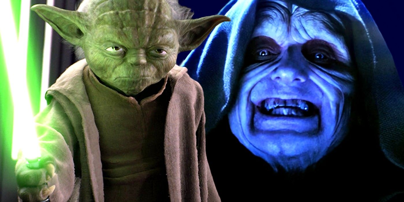 star wars yoda vs emperor palpatine