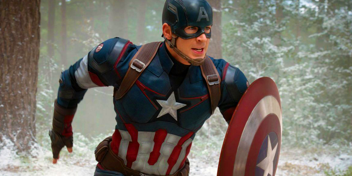Steve Rogers with vibranium shield in MCU