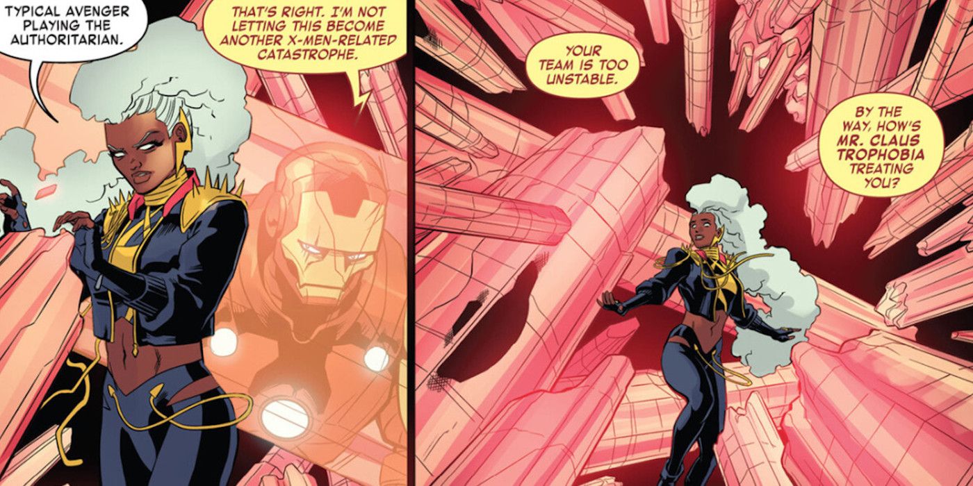Storm Iron Man Avengers Authoritarian callout