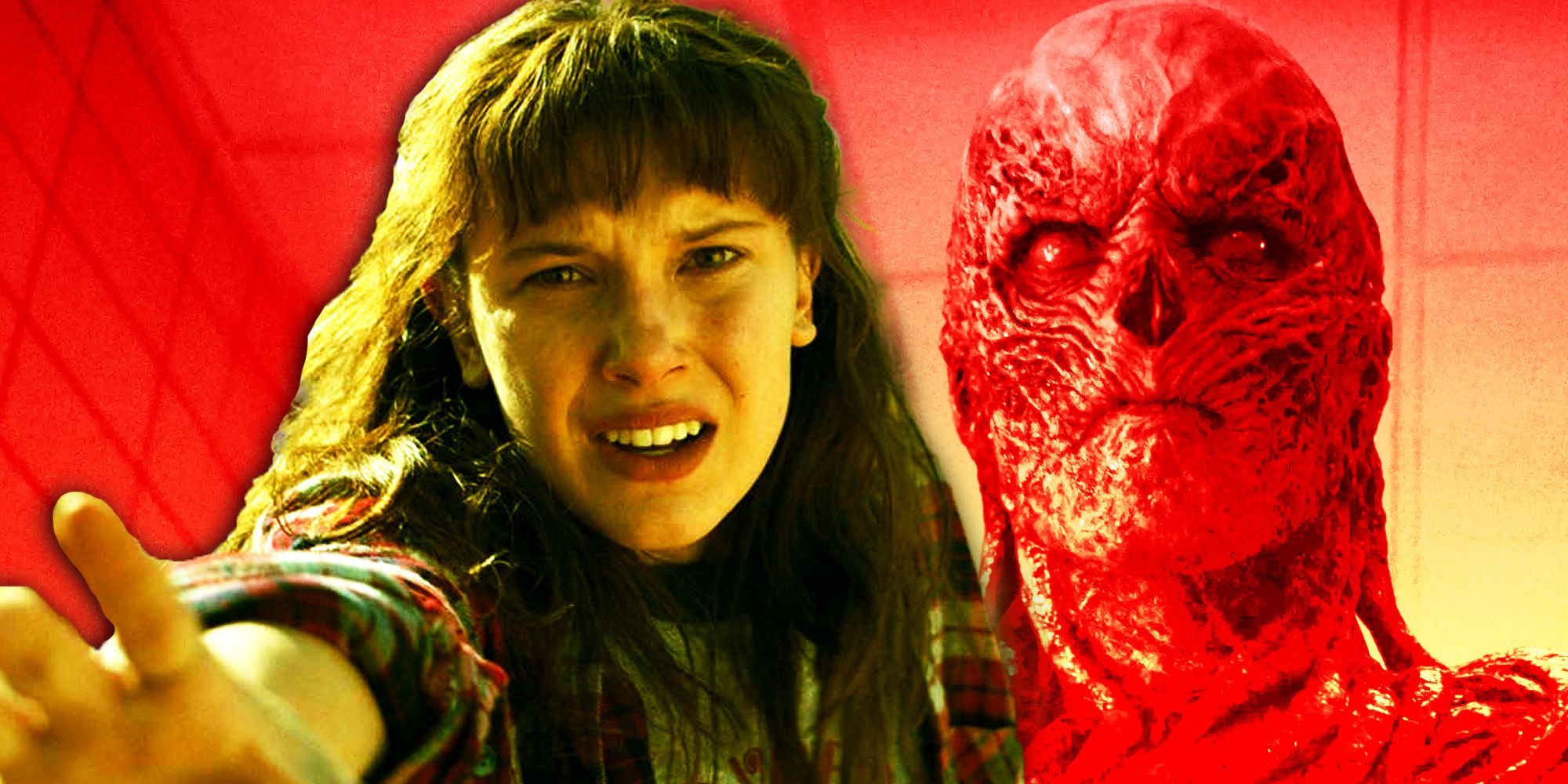 Stranger Things Eleven and Vecna