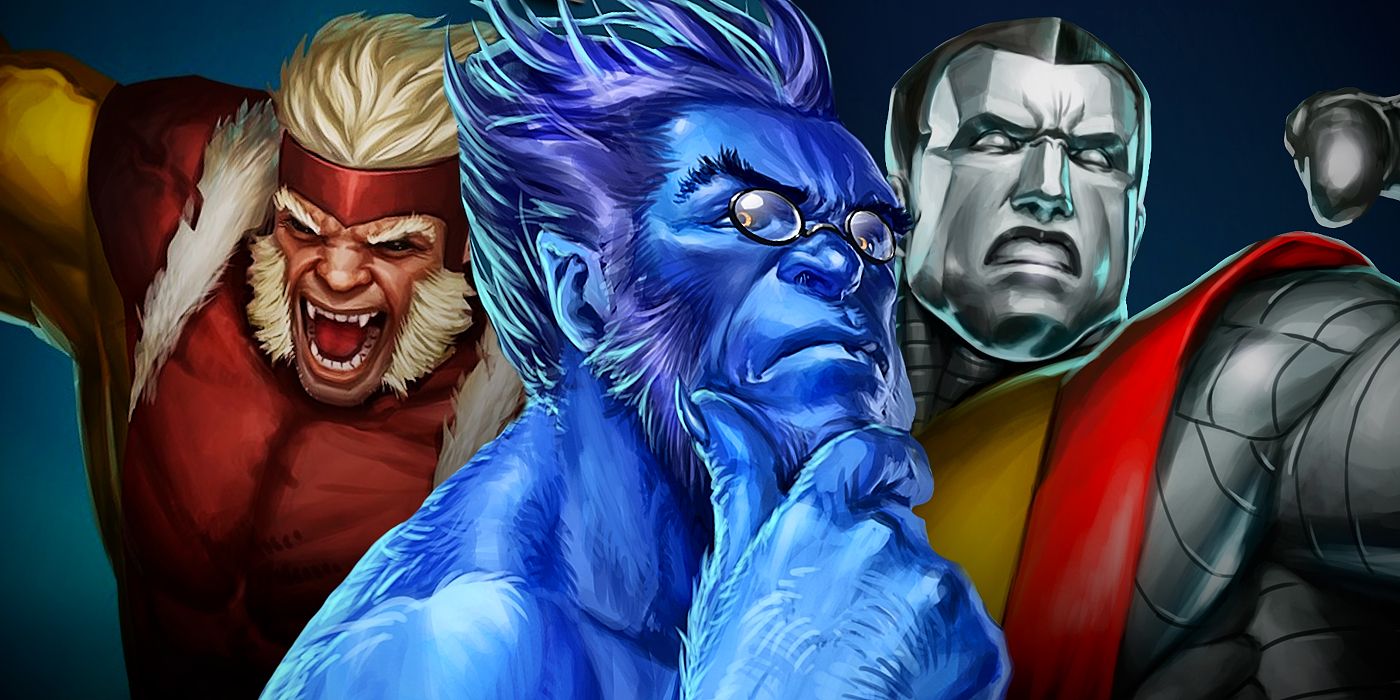 Strongest X-Men Colossus Beast and Sabretooth