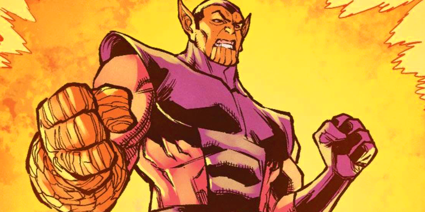 Super Skrull with cosmic rays in Marvel Comics