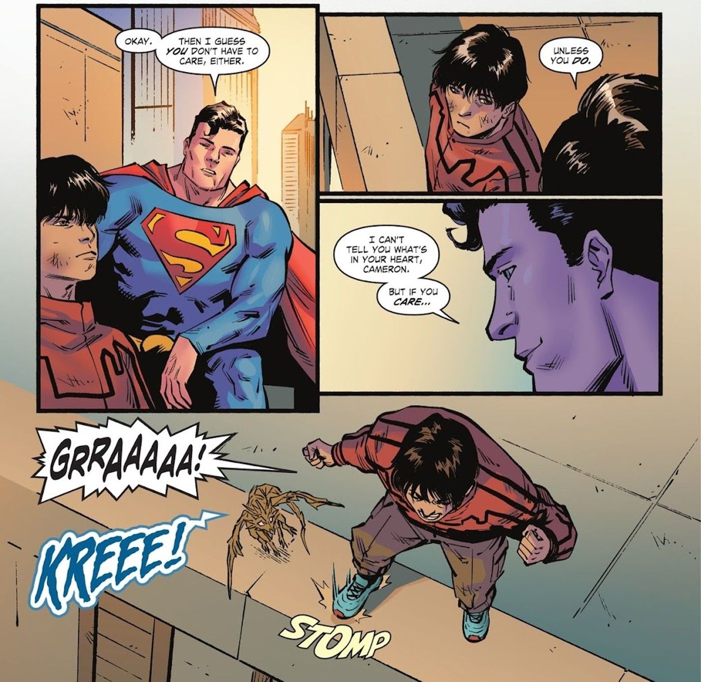 Superman Asks City Boy If He Cares
