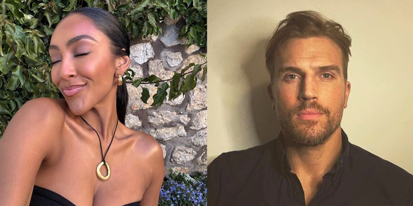 Tayshia Adams and Luke Gulbranson from Instagram posts