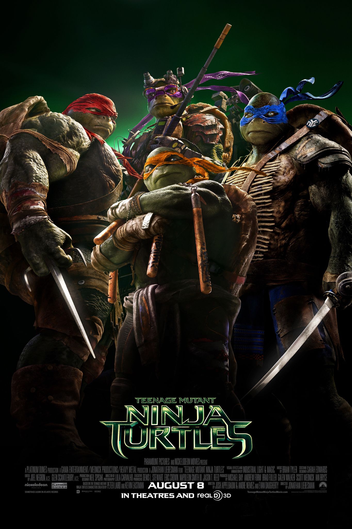 Cartaz do filme Teenage Mutant Ninja Turtles 2014