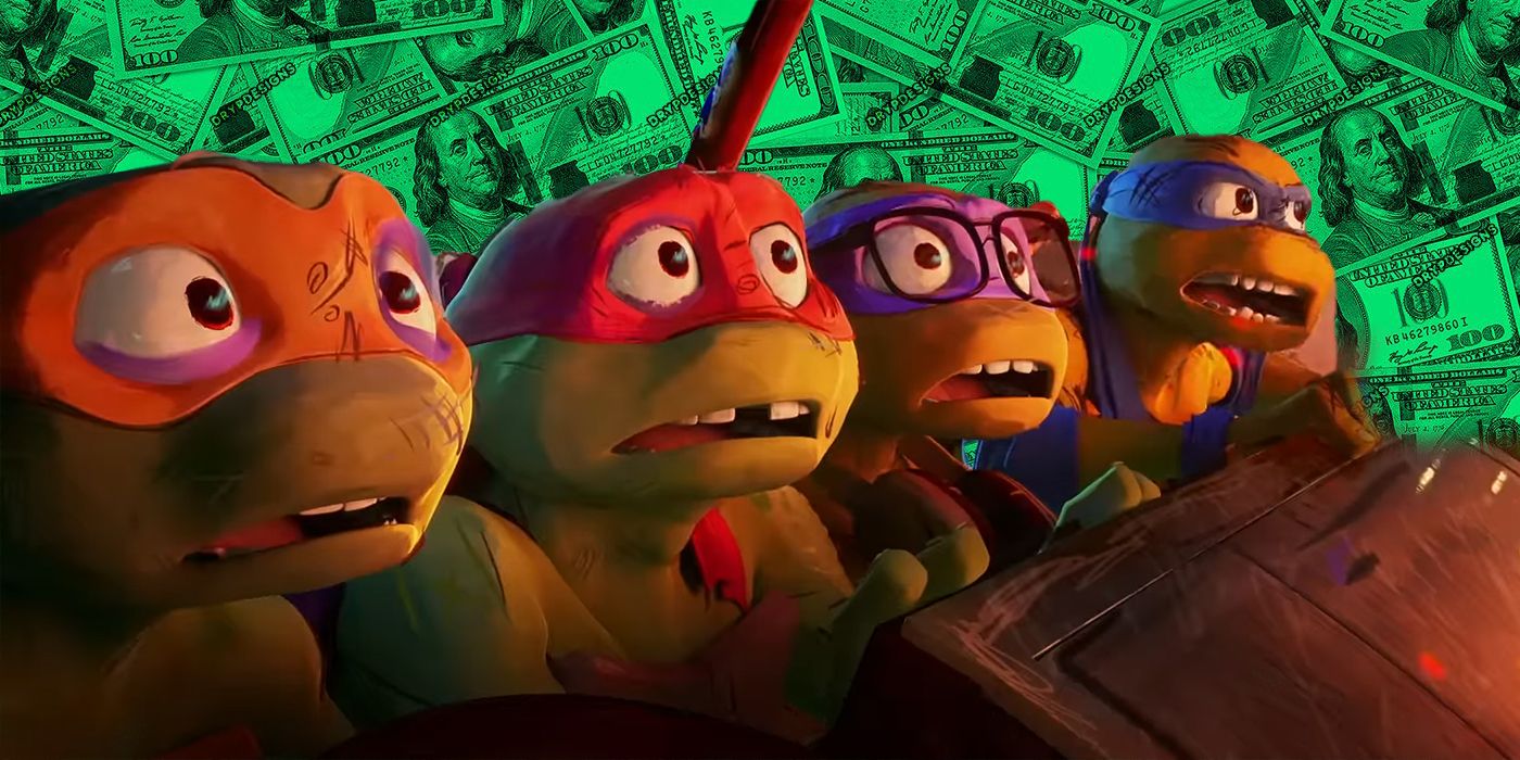 Teenage Mutant Ninja Turtles Mutant Mayhem money background