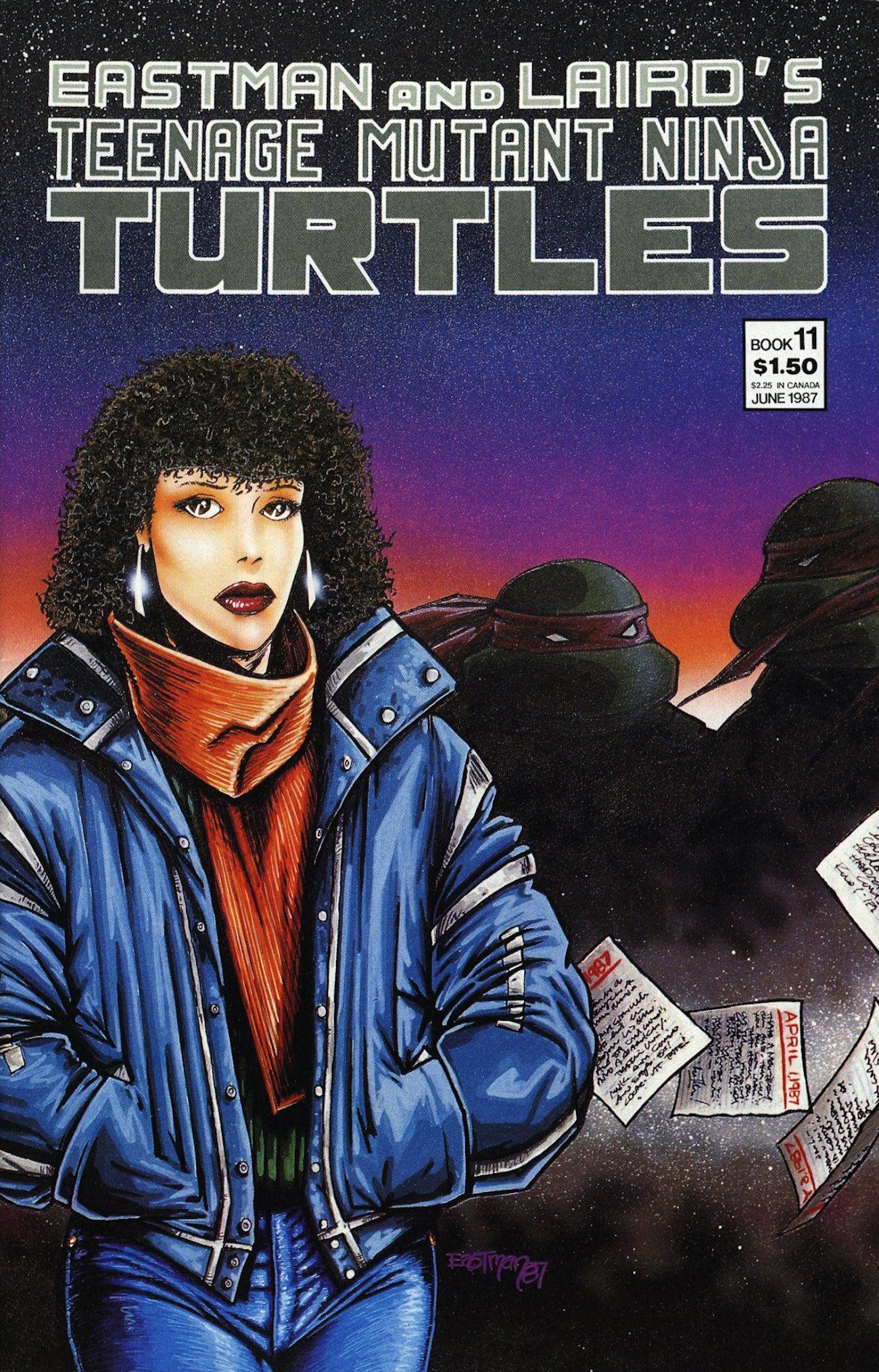 Teenage Mutant Ninja Turtles Original April Cover