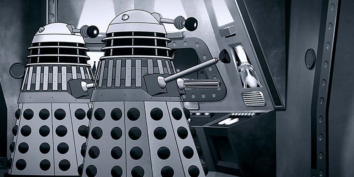 The animated form of the Daleks in Doctor Who