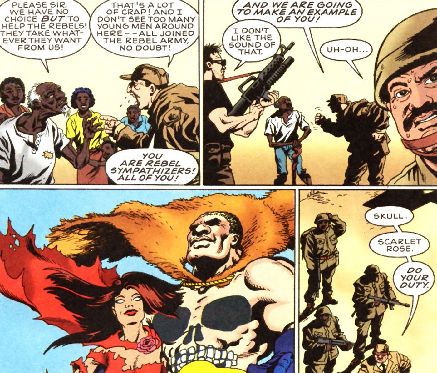 the boys hitman skull scarlet rose