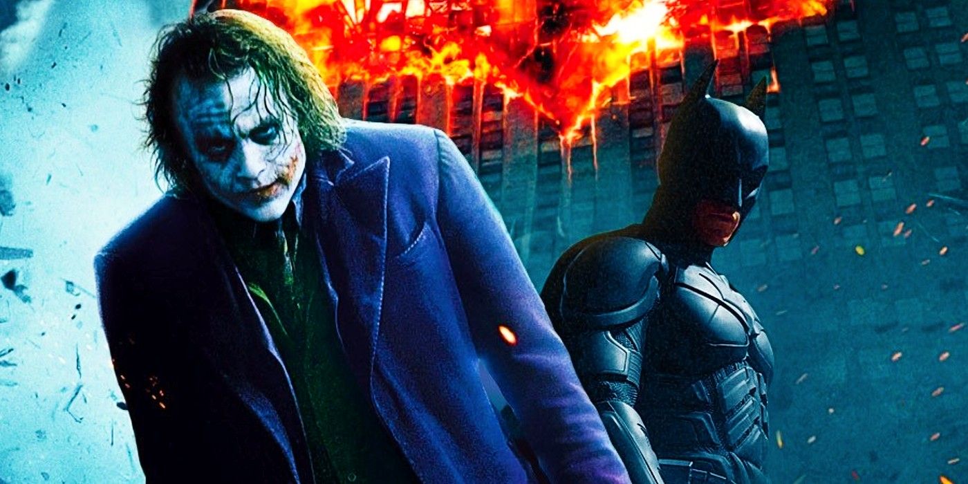 The Dark Knight Joker and Batman