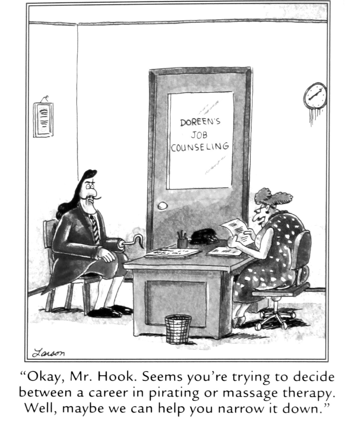 the far side captain hook